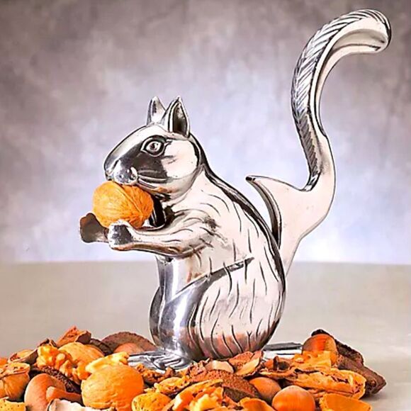 Squirrel nutcracker cast aluminum squirrel gift 🐿️ - Picture 1 of 6